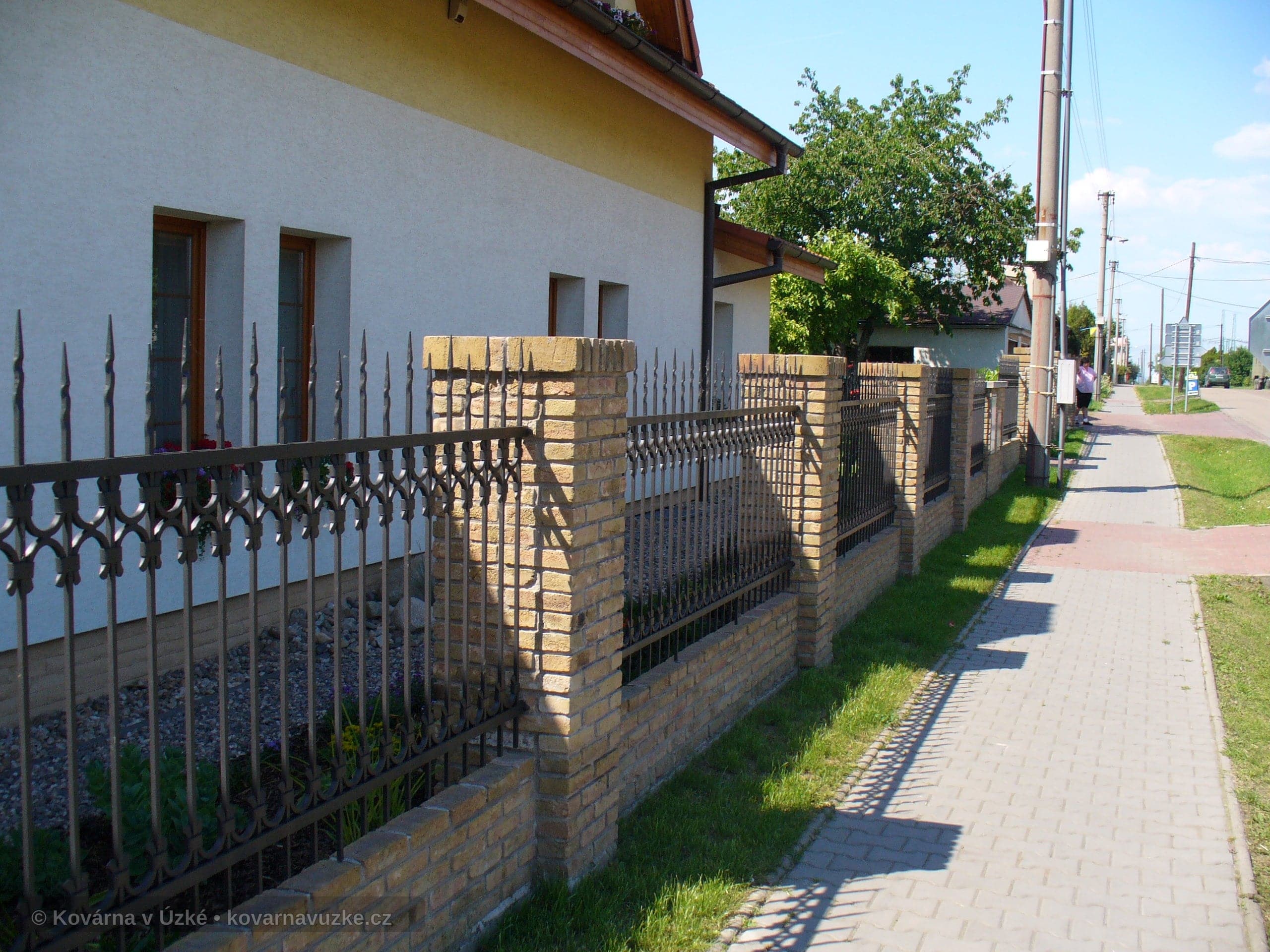 Kovaný plot 4